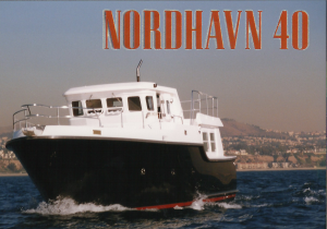 Nordhavn 40 91 with nameplate